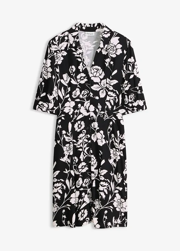 Robe-chemise en viscose fluide, bonprix