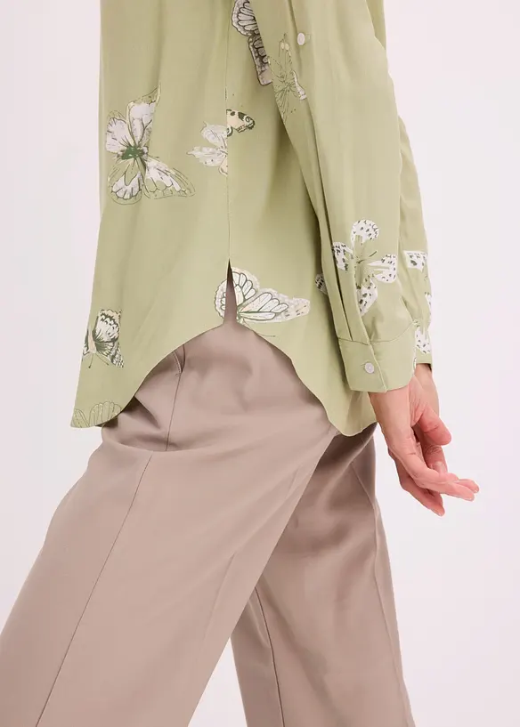 Chemisier imprim&eacute; en viscose, bonprix