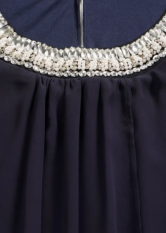 Robe de qualit&eacute; avec application, bonprix