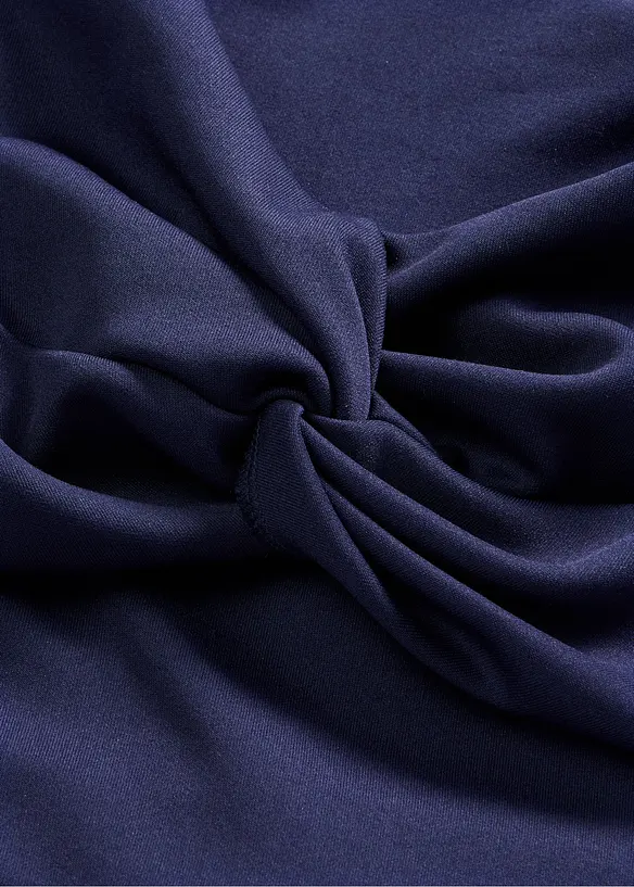 Carmen-Kleid mit Knotendetail, bonprix