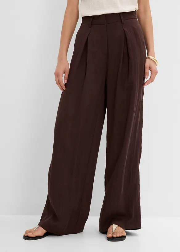 Pantalon estival &agrave; pinces, bonprix