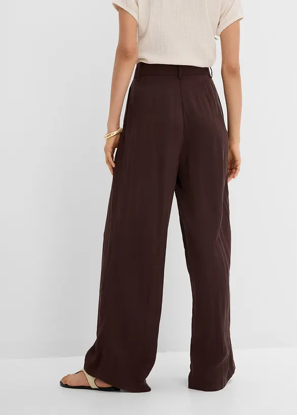 Pantalon estival &agrave; pinces, bonprix