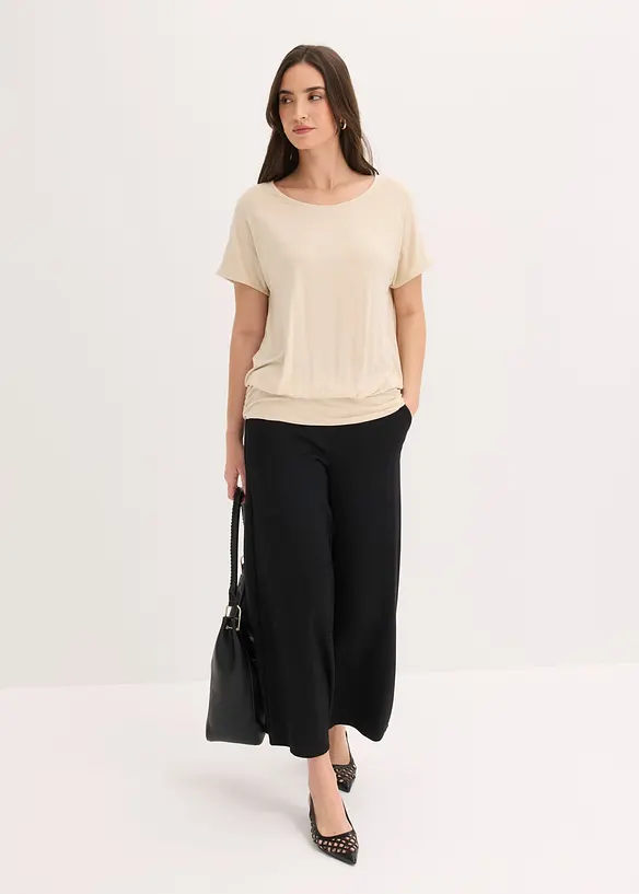 T-shirt doux en viscose extensible, bonprix