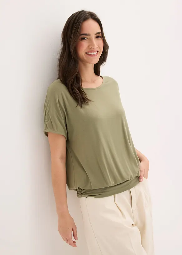 T-shirt doux en viscose extensible, bonprix