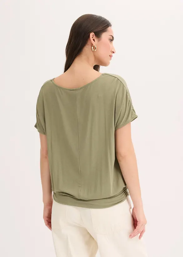 T-shirt doux en viscose extensible, bonprix