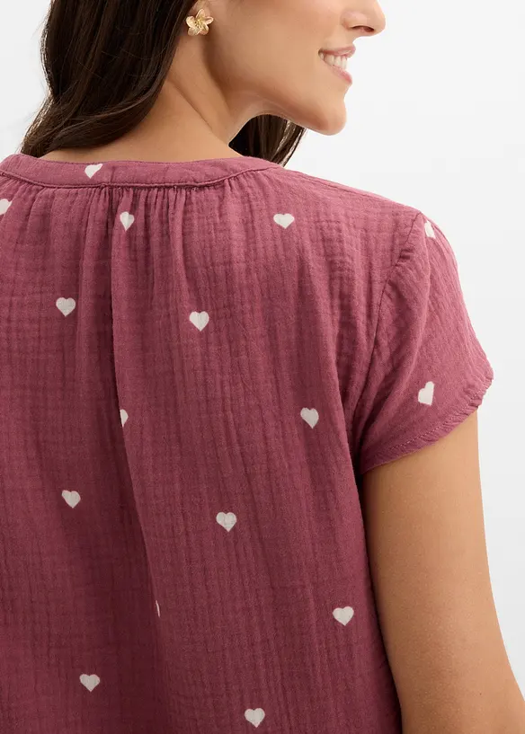 Tunique en gaze de coton, bonprix