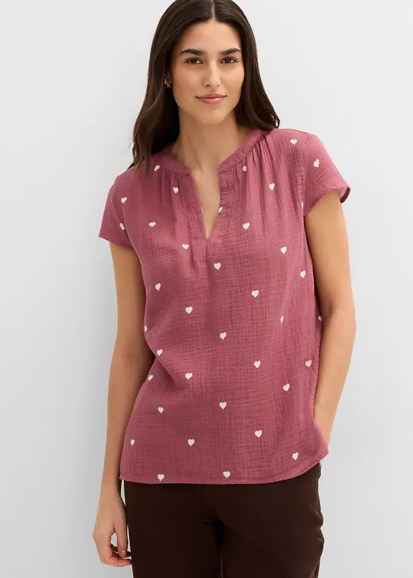 Tunique en gaze de coton, bonprix