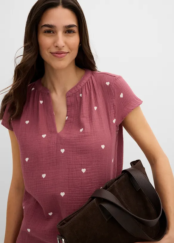 Tunique en gaze de coton, bonprix