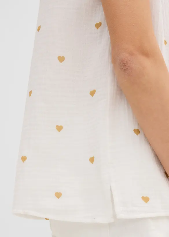 Tunique en gaze de coton, bonprix