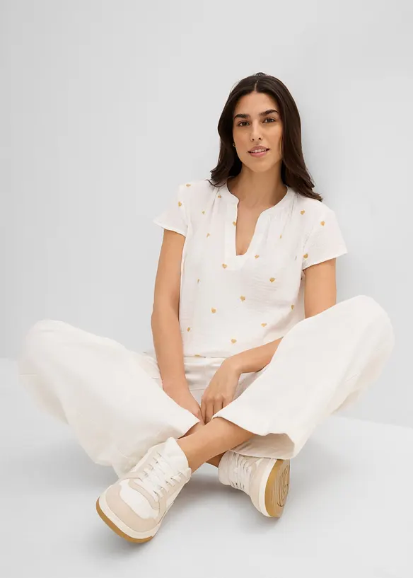 Tunique en gaze de coton, bonprix