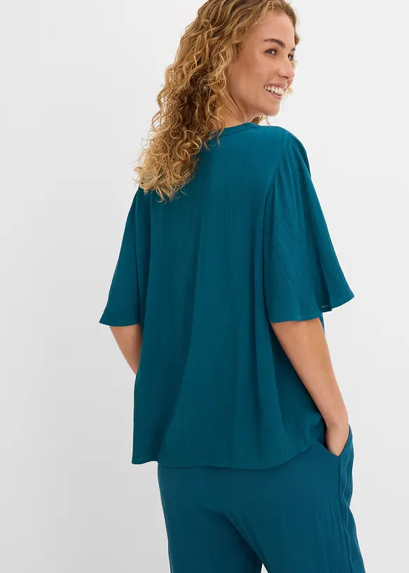 Blouse longue en viscose fluide, bonprix