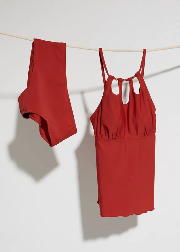 Tankini &agrave; d&eacute;coupes (ens. 2 pces), bonprix