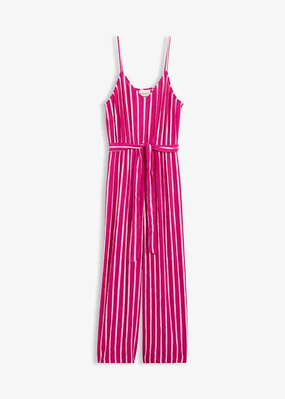 Jumpsuit aus strukturierter Viskose, bonprix