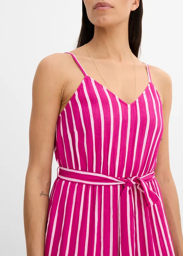 Jumpsuit aus strukturierter Viskose, bonprix