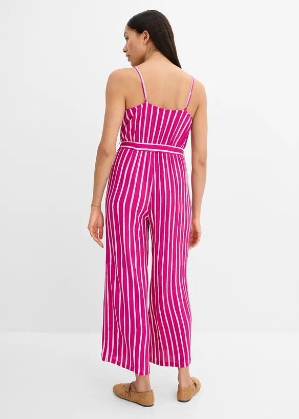Jumpsuit aus strukturierter Viskose, bonprix