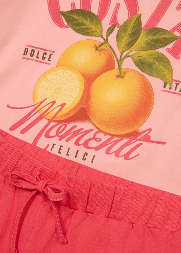 T-shirt et short 100% coton (ens. 2 pces), bonprix