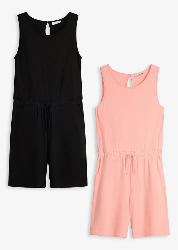 Jersey-Jumpsuit aus reiner Baumwolle, bonprix