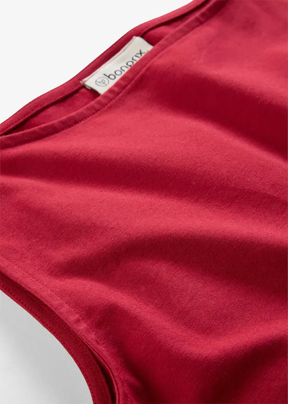 Top cintr&eacute; en coton extensible, bonprix