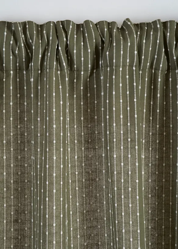 Vorhang gewebt aus Bio Baumwolle (1er Pack), bonprix