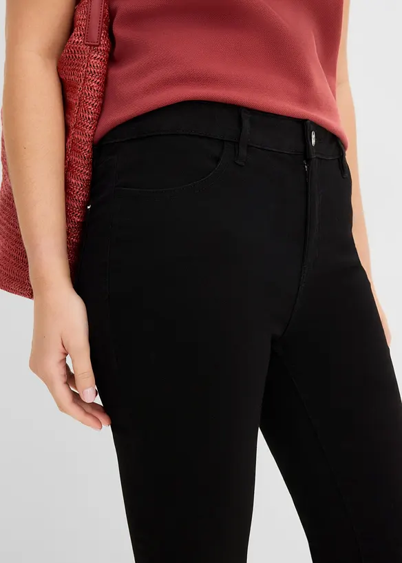 Jean skinny taille mi-haute, super extensible, bonprix