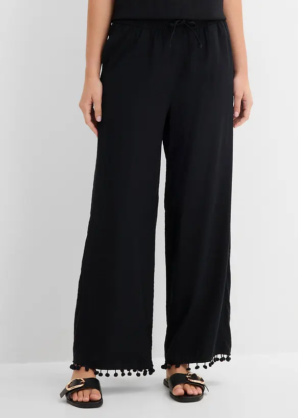 Schlupfhose aus flie&szlig;endem Viskose-Mix, bonprix