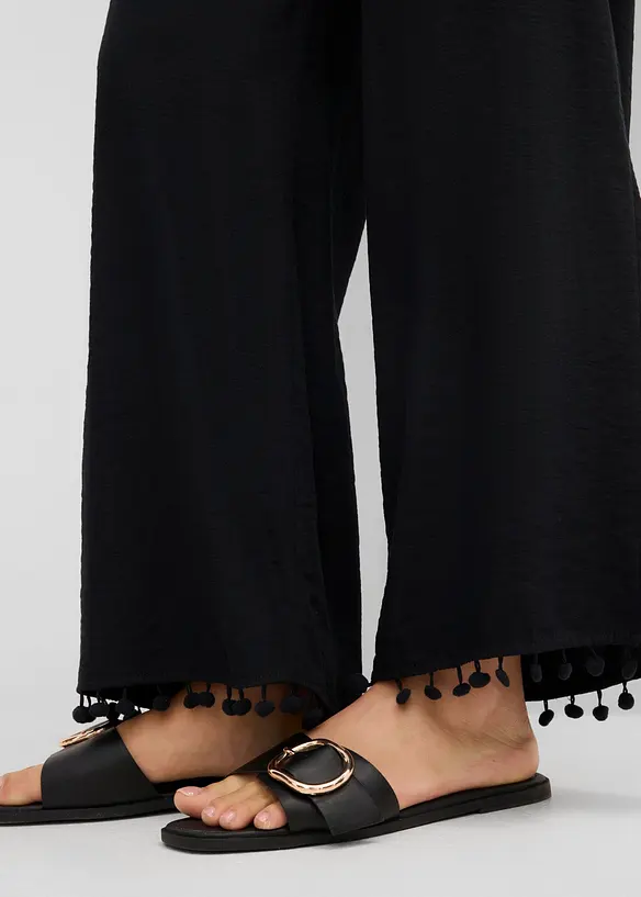 Schlupfhose aus flie&szlig;endem Viskose-Mix, bonprix