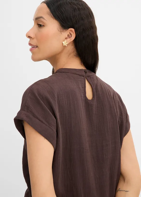 Bluse aus softem Musselin, bonprix