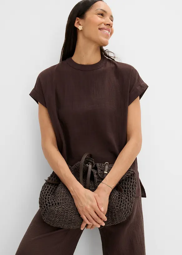 Bluse aus softem Musselin, bonprix