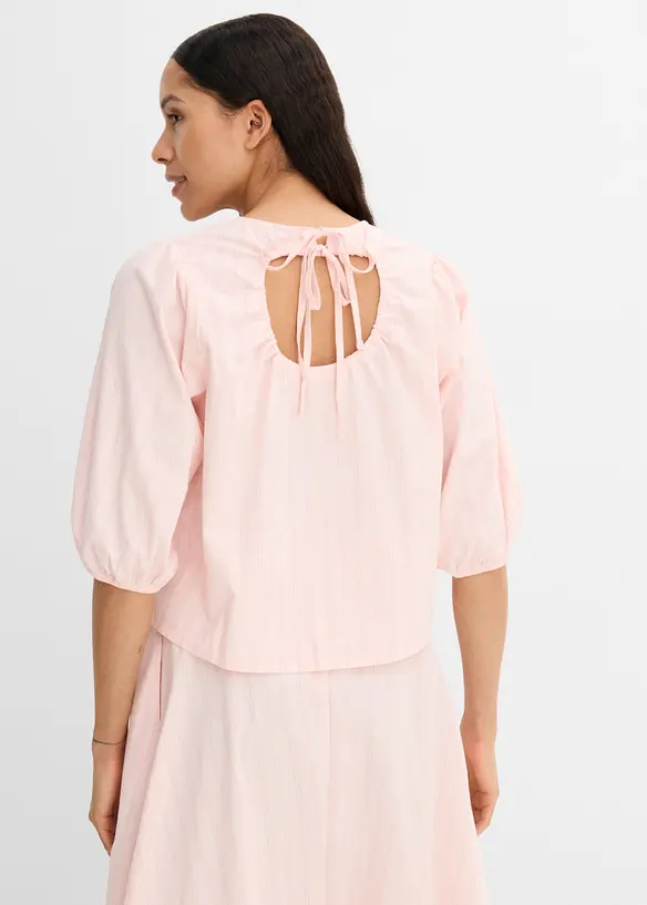 Bluse mit Volumen&auml;rmeln, bonprix