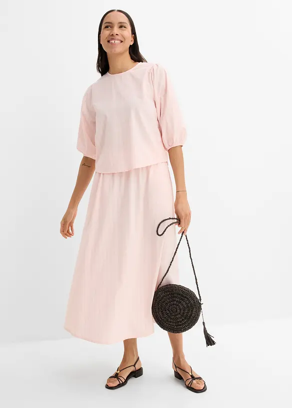 Bluse mit Volumen&auml;rmeln, bonprix