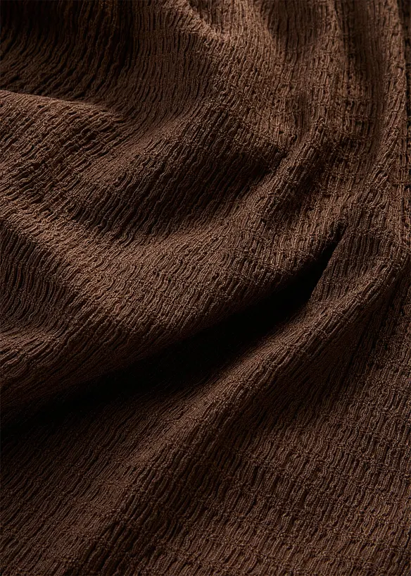 Jerseykleid aus strukturiertem Cr&ecirc;pe, bonprix