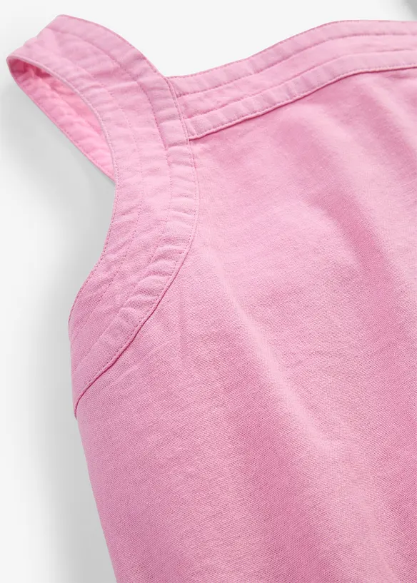 Blusentop mit Bindedetail hinten aus Viskose-Mix, bonprix
