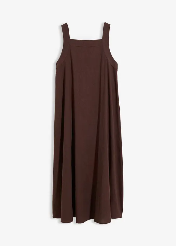 Maxikleid aus Leinenmix mit Bindedetail hinten, bonprix