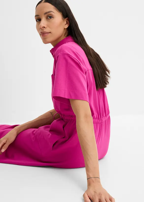 Jerseykleid aus Baumwoll-Stretch, bonprix