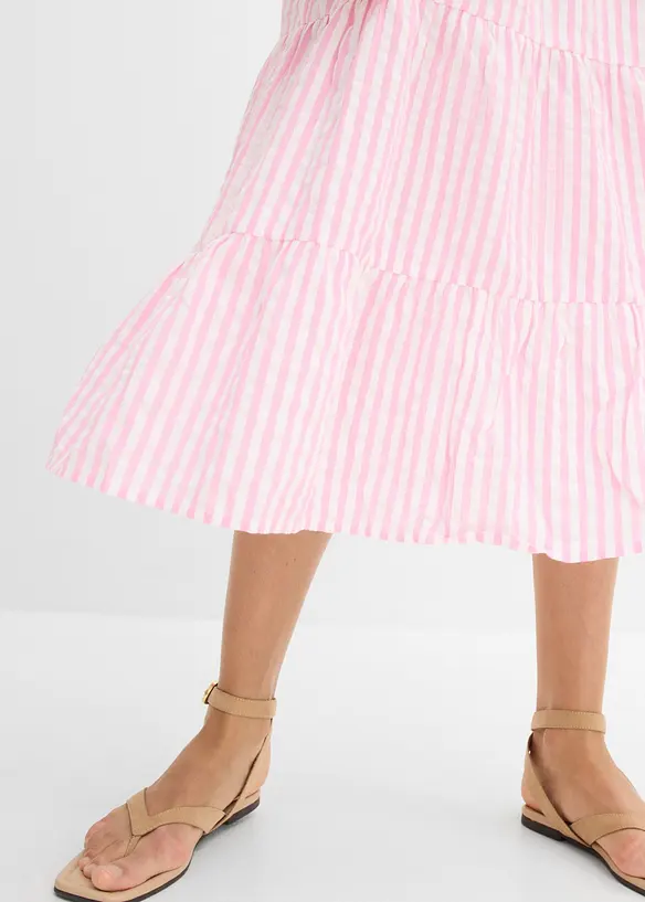 Robe style portefeuille 100% coton, bonprix
