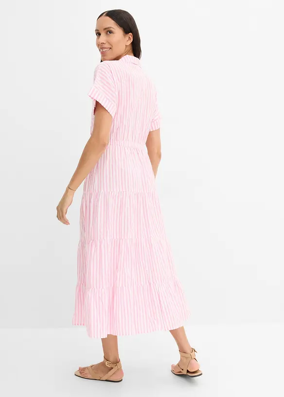 Robe style portefeuille 100% coton, bonprix