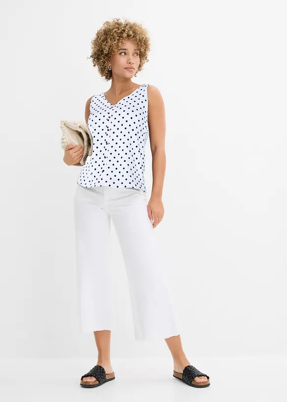 Jean large 7/8 extensible, bonprix