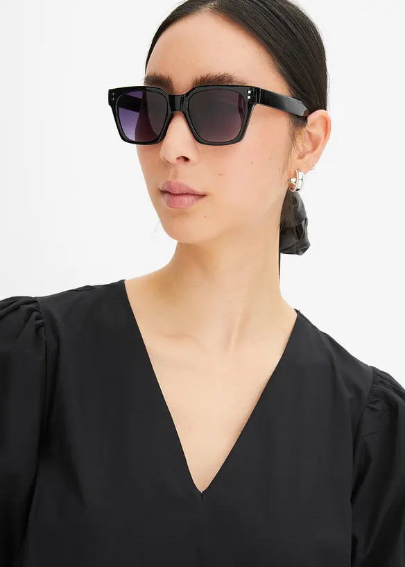 Midi-Web-Kleid aus Bio-Baumwolle, bonprix