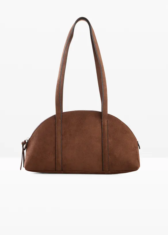 Umh&auml;ngetasche in Velourslederoptik, bonprix