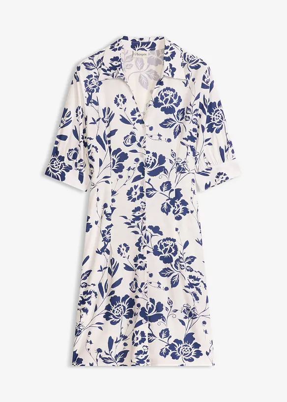 Robe-chemise en viscose fluide, bonprix