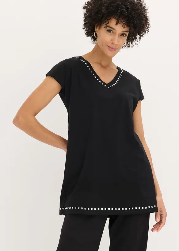 T-shirt long, bonprix