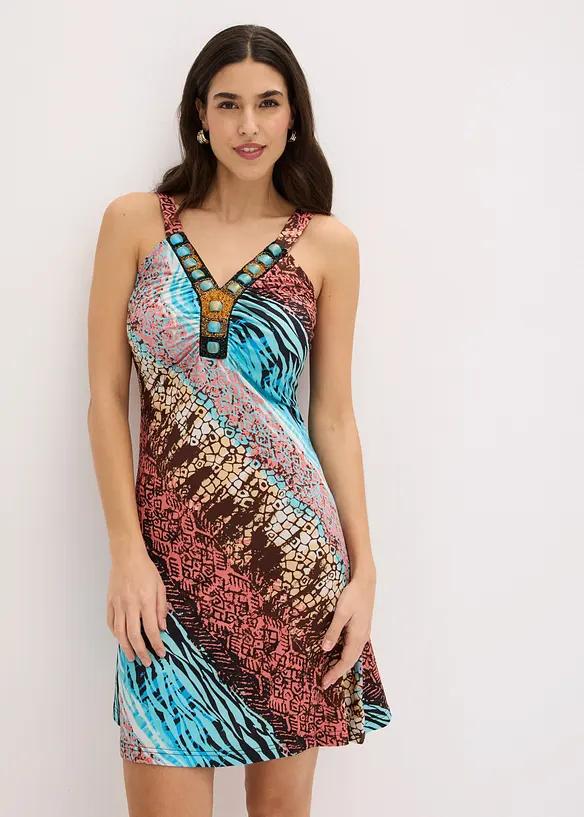 Robe trap&egrave;ze en jersey, bonprix