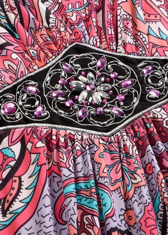 Maxikleid mit Applikationen, bonprix