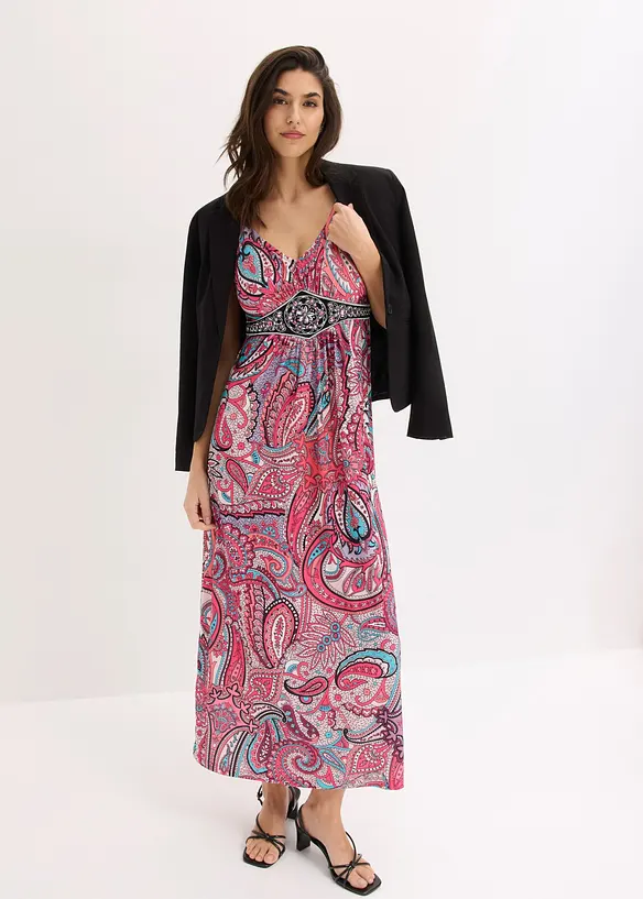 Maxikleid mit Applikationen, bonprix