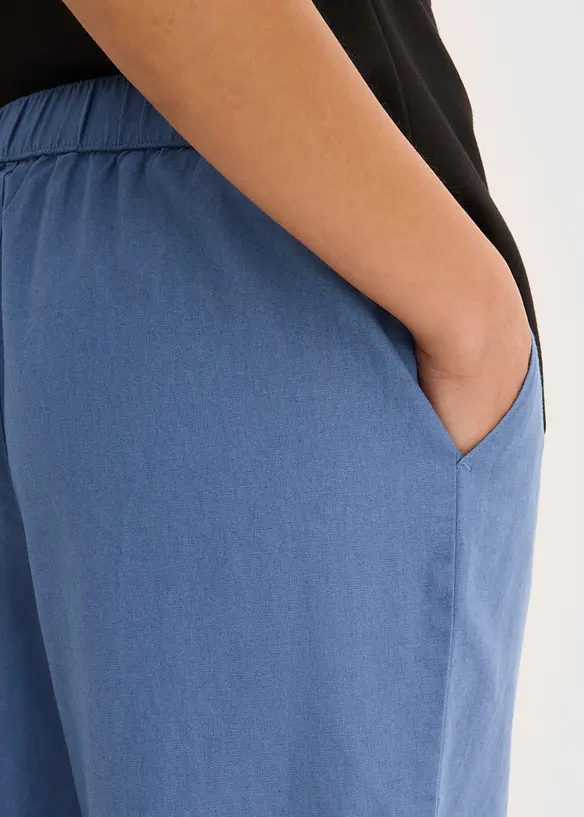 3/4-Hose aus leichtem Leinen-Mix, bonprix