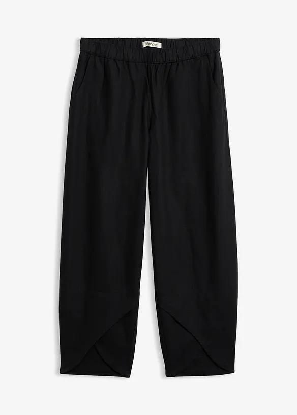 3/4-Hose aus leichtem Leinen-Mix, bonprix