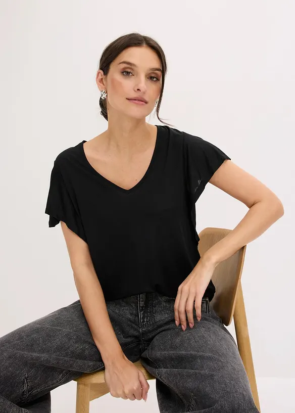 Shirt aus softer Viskose, bonprix