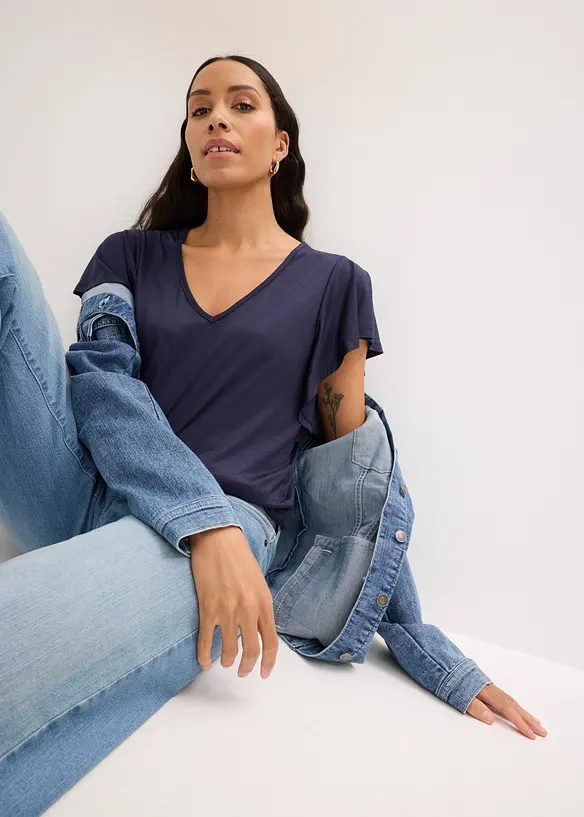 Shirt aus softer Viskose, bonprix