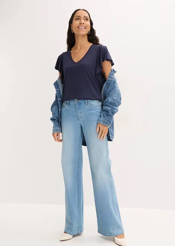 Shirt aus softer Viskose, bonprix