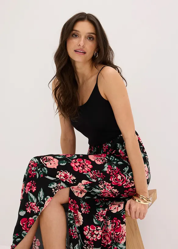 Maxikleid aus nachhaltiger Viskose, bonprix